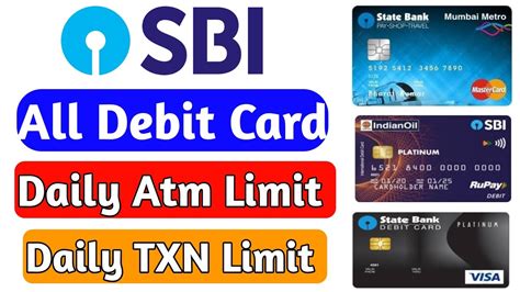 SBI debit card withdrawal limit